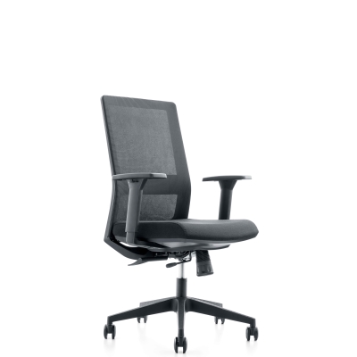 員工椅、職員椅，定型海綿坐墊高彈力網(wǎng)布