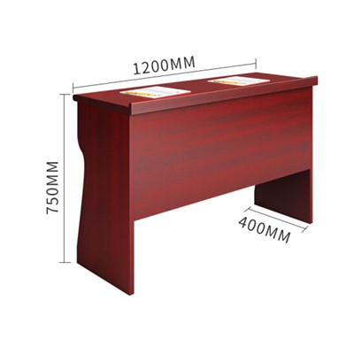 中泰   臺(tái)、桌類(lèi)  條形會(huì)議桌/黑胡桃色（1200W*400D*750H）（ZT-UT1612）